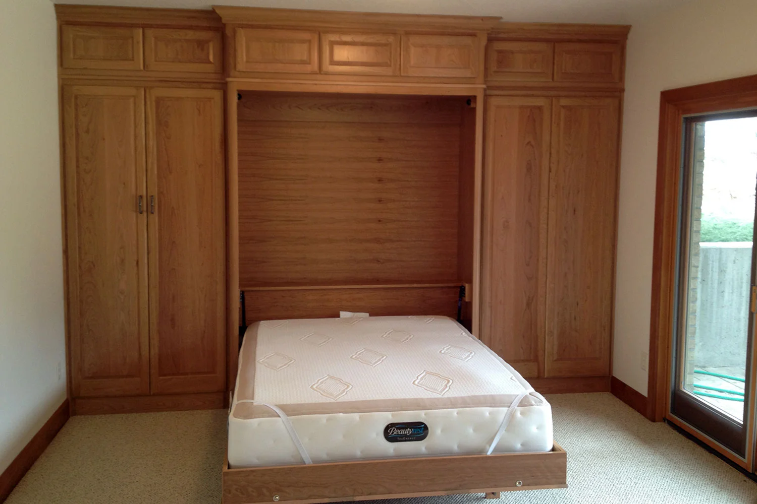 Cherry on sale murphy bed
